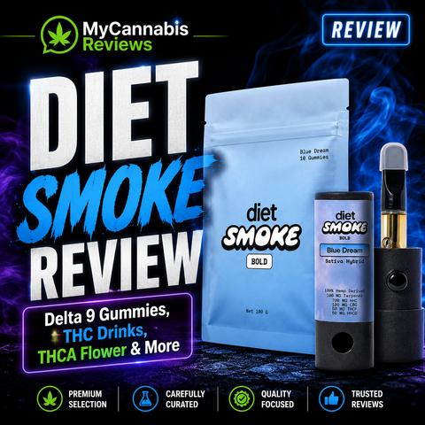 Diet Smoke Review: Delta 9 Gummies, THC Drinks, THCA Flower products