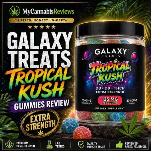 Galaxy Treats tropical kush gummies review
