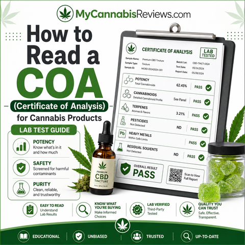How to Read a COA (Certificate of Analysis) for Cannabis Products