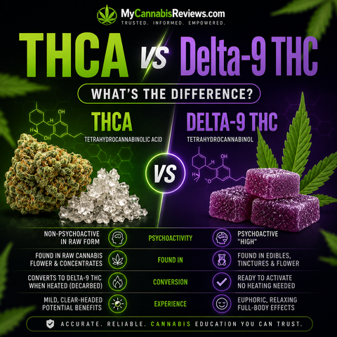 THCA vs Delta-9 THC: What's the Difference?