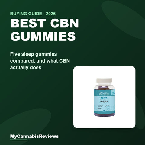 Best CBN gummies 2026 cover showing Lazarus Naturals CBD+CBN sleep gummies