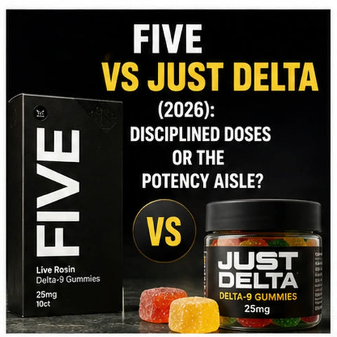 Five vs Just Delta (2026): Disciplined Doses or the Potency Aisle?