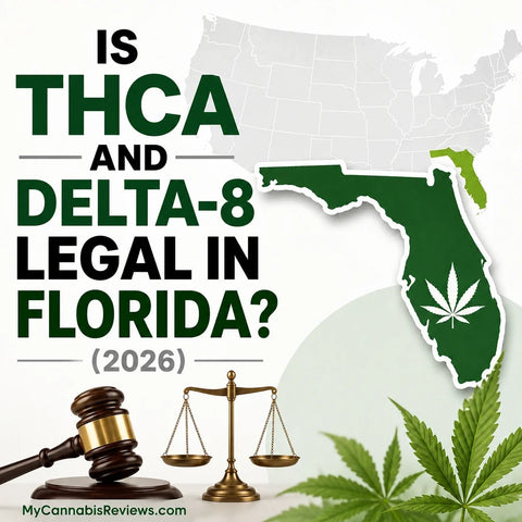 Title graphic for a 2026 guide to Pennsylvania hemp law, covering delta-8, THCA flower and hemp delta-9 edibles