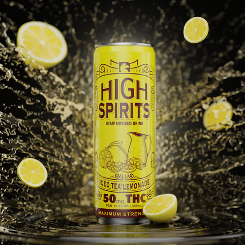High Spirits: High Spirits Iced Tea Lemonade THC Seltzer 50mg