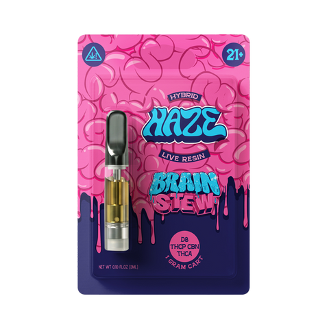 Haze: Haze Brain Stew Liquid Diamonds Live Resin Cartridge 1g