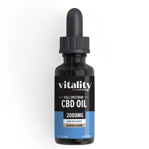 Vida Optima: Vida Optima Vitality Full Spectrum CBD Oil 2000mg
