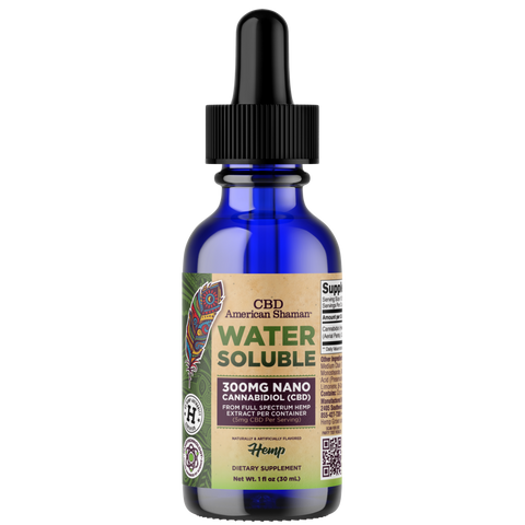 CBD American Shaman Water Soluble Full Spectrum Hemp Oil 300mg