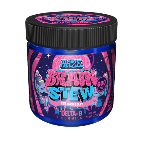 Haze Brain Stew Delta 9 Gummies Hybrid 600mg