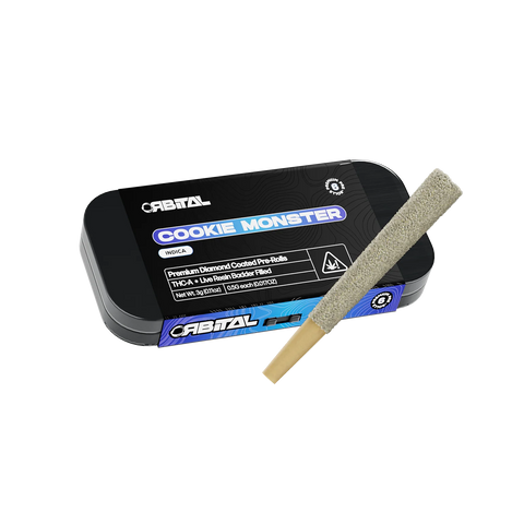Galaxy Treats Cookie Monster Orbital THCA Pre-Rolls
