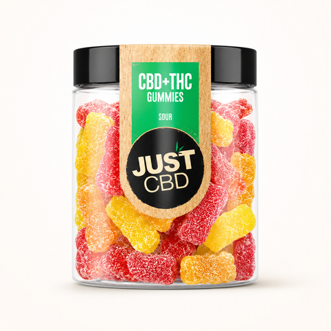 CBD THC Gummies - JUSTCBD