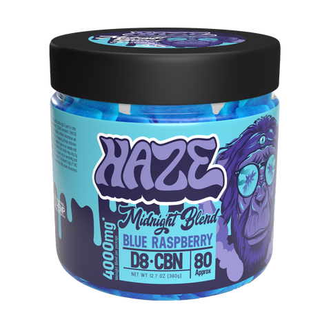 Haze Midnight Blend Gummies Indica 2000mg-4000mg