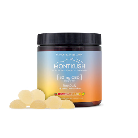 MONTKUSH True Daily 50mg Broad-Spectrum CBD Gummies
