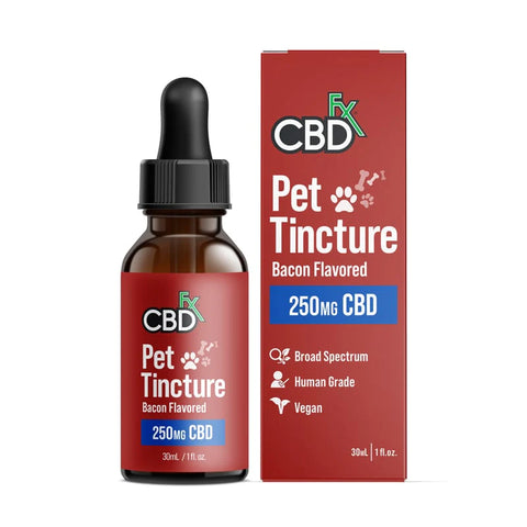 CBDfx CBD Oil for Dogs (Bacon Flavored)
