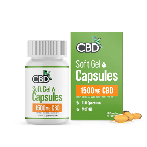 CBDfx Full Spectrum CBD Capsules 1500mg