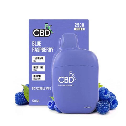 CBDfx Blue Raspberry CBD Vape Pen 1500mg